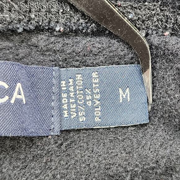 Nautica Pants Mens M Black Pull On Jogger Casual Athleisure Back Zip Pocket - Picture 5 of 13